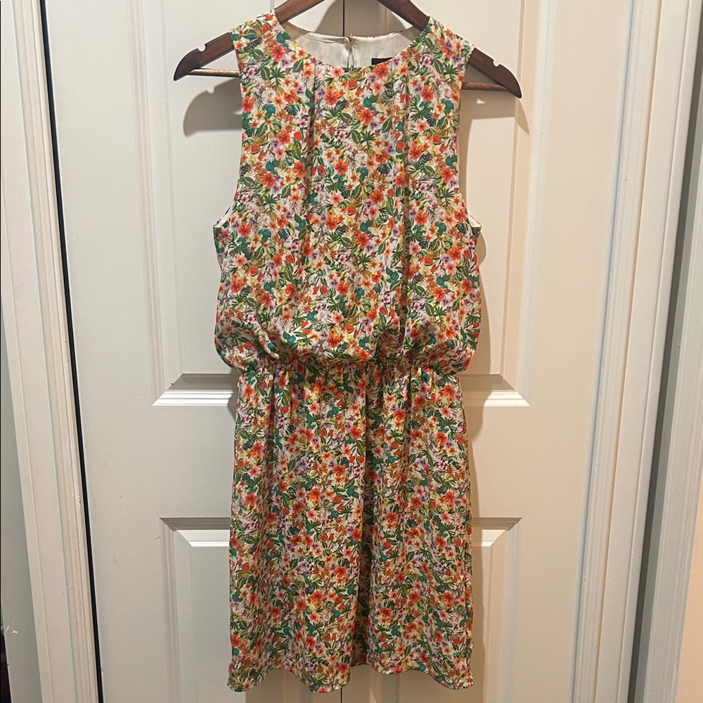 H&M Floral Sleeveless Dress – Size 8